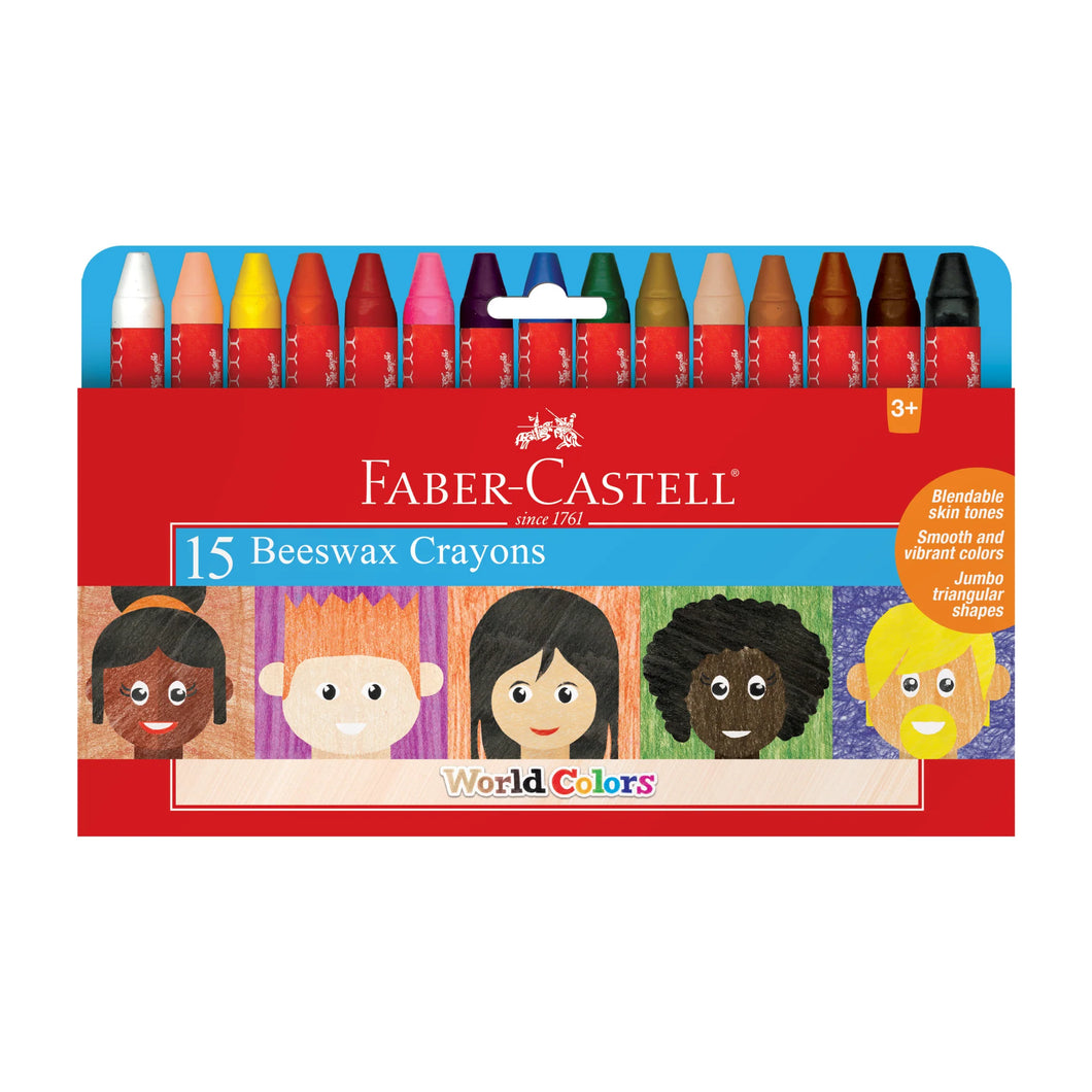 Faber-Castell 12 Brilliant Beeswax Crayons