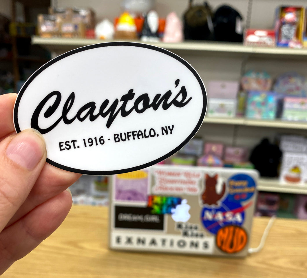 Clayton's Sticker