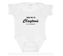 Load image into Gallery viewer, Take Me to Clayton&#39;s Onesie
