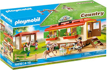 Load image into Gallery viewer, Playmobil Pony Shelter With Mobile Home 70510
