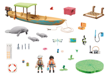 Load image into Gallery viewer, Playmobil Wiltopia - Boat Trip to the Manatees 71010
