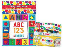 Load image into Gallery viewer, Do A Dot	Rainbow Markers 6pk &amp; ABC 123 Activity Book
