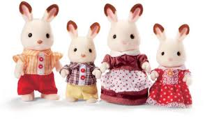 Calico Critters Hopscotch Rabbit Family*