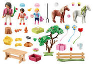 Load image into Gallery viewer, Playmobil Pony Farm Birthday Party 70997
