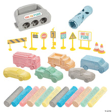 Load image into Gallery viewer, Oh So Fun! Cars and Trucks Chalk Set
