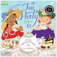 eeBoo Spin-to Play Tea Party Game
